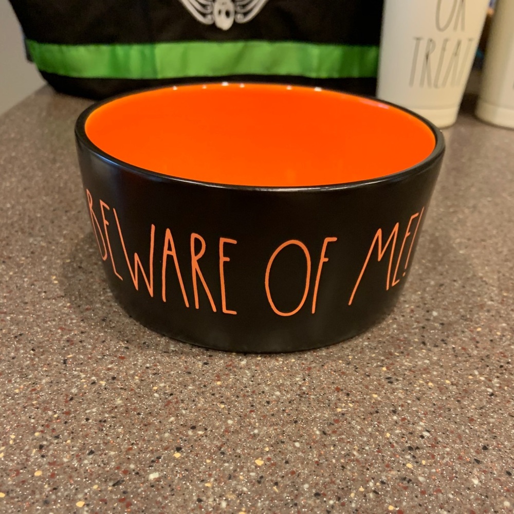 Rae Dunn Pet Dog Halloween Bowl Brand New